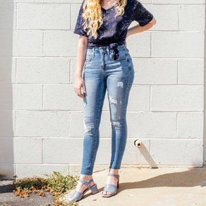 Lularoe Distressed Denim